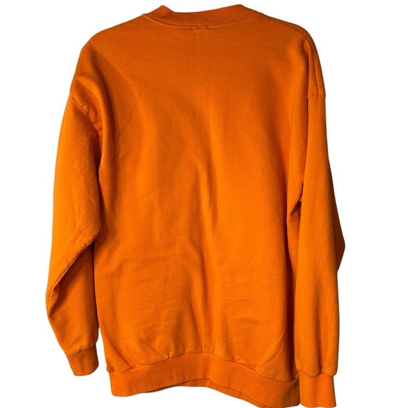 RARE Vintage 90s Hallmark Black Cat Pumpkin Halloween Sweatshirt USA XL - Picture 5 of 14